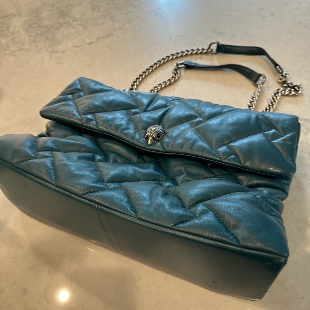 Kurt Geiger Blue Quilted Shoulder Bag